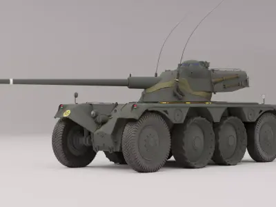 Panhard EBR 75 FL10 3D model