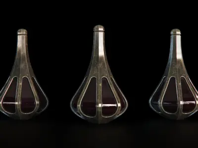 Vampire Vase PBR 3D Model Low-poly 3D model