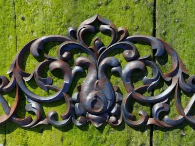 Wooden Ornament 3D print model