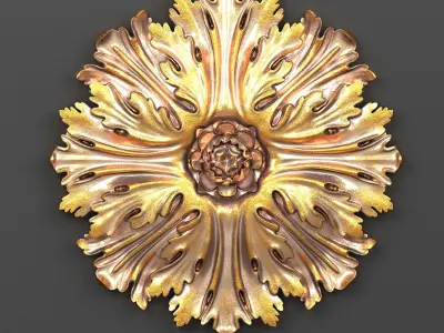 Carved decor 4 3D print model