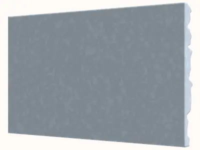 Fissured Granite Wall Detail 3D model
