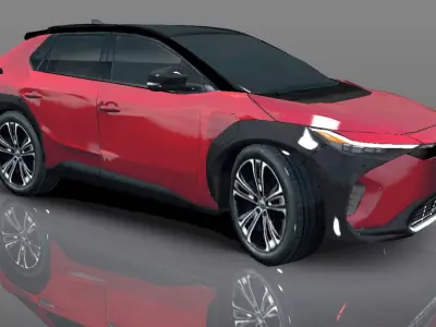 Toyota bZ4X Hi 2023 3D model Game Ready Asset Low-poly 3D model