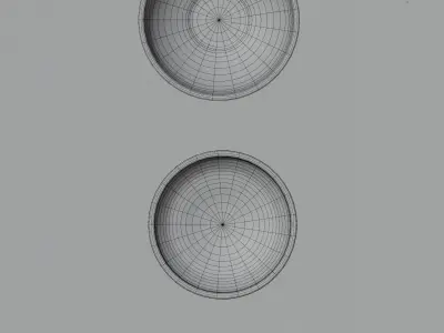 Handcrafted Clay and Wooden Bowl Collection 3D model