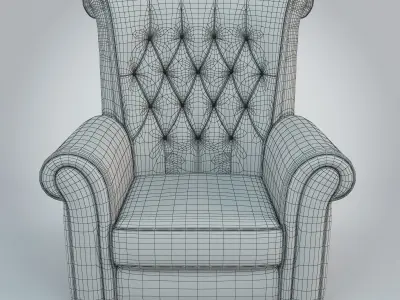 George Smith Library Chair 3D model