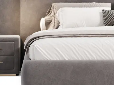 Roma bed by Turri Italia 3D model