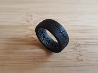 One Ring- Lord of the Rings 3D print model