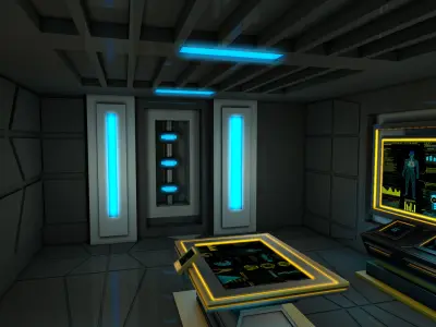 Control Room 3D model