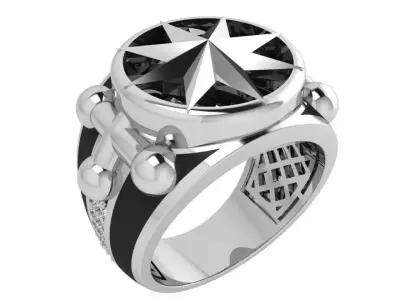 Star Ring 3491 3D print model