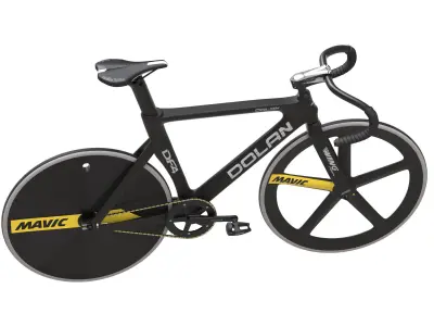 Dolan DF4 Carbon Track Bike 3D model
