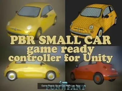 Game Ready Vehicles with Controllers for Unity 3D Model Pack