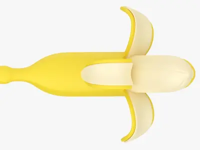 Banana fruit stylized  3D model