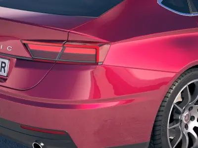 Generic Sedan v2 2018 3D model