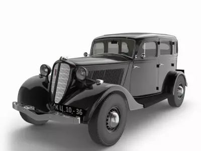 Gaz M1 3D model
