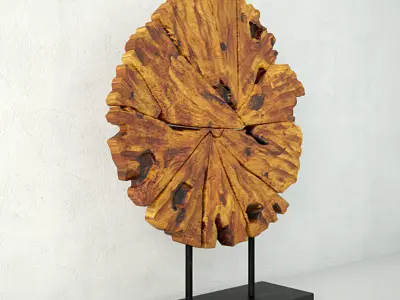 Chip Wood Decoration 3D model