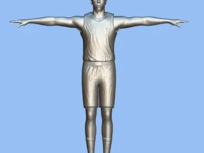 T-Pose rigged Malcolm Brogdon Boston Celtics NBA 3D model