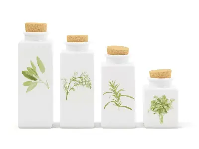 Spice Containers 3D model