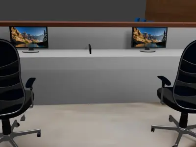 Reception Area  3D model