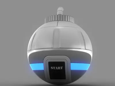 Toy Bomb Low-poly 3D model