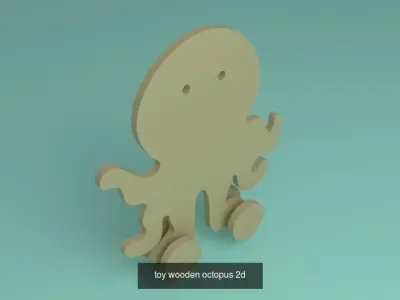 Wooden toys 3D Model Pack