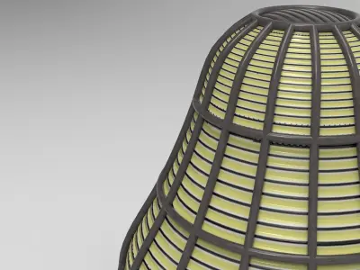 Hew Garden Lamp Low-poly 3D model