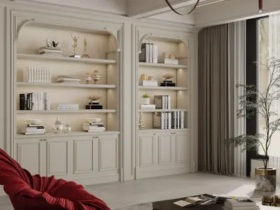 Luxury living room dining room interior scenes 26 3D model