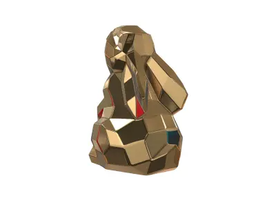 hare figure 3D print model