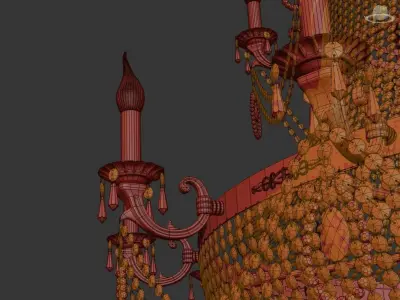 Chandelier Lodi E 1718200 G  3D model