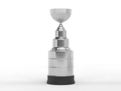 Trophy hockey 3D model