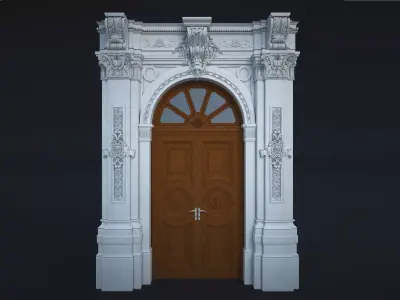 Classic Door 3D model