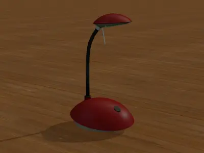 Desktop Lamp Low-poly 3D model