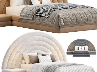 Salana Mini Bed By Thehighwall 3D model