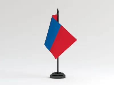 Table Flag Mongolia 3D model