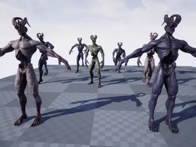 Sidis Guard Low-poly 3D model