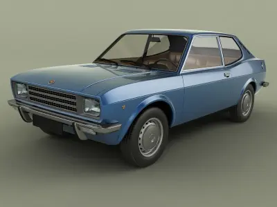 Fiat 128 Sport Coupe S 3D model