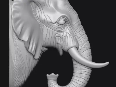 elephant 3D print model buy