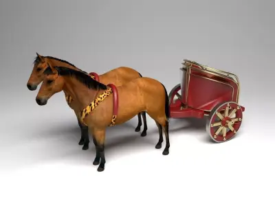 Roman War Chariot 3D model