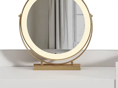 Dressing Table In The Bedroom 3D model
