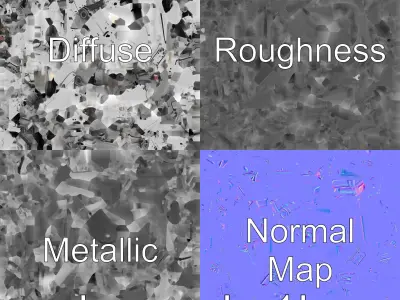 Mechanical Crane with Telescopic Titanium Alloy Legs Low-poly 3D model