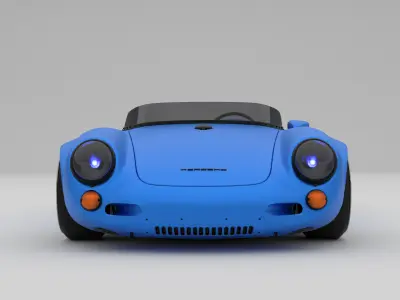 Porsche 550 3D model