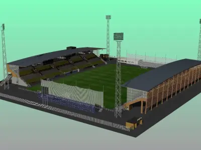 Falcon Alkoholfri Arena Low-poly 3D model