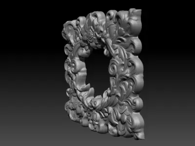Bas relief Frame 240506 11 3D print model