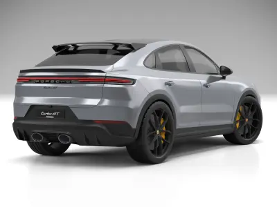 Porsche Cayenne Turbo GT 2024 - Chalk 3D model