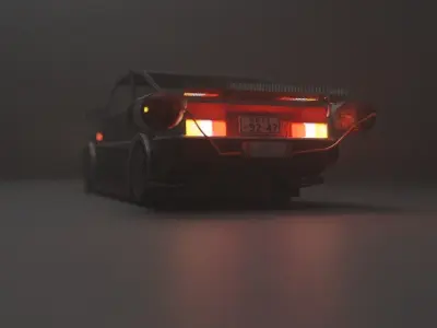 Car model blender 3D model
