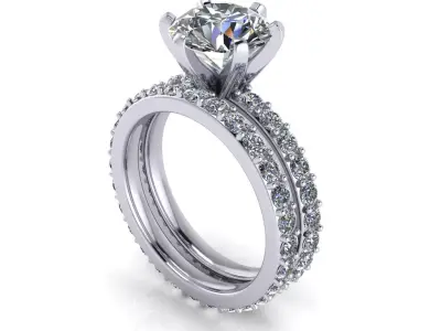 Wedding Ring V2 3D print model