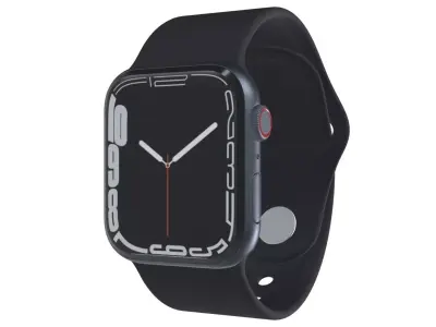 Apple Watch 7 Series - Midnight Sport Band 3ds Max 3D model