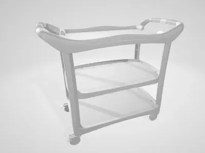 tray black smooth plastic  Free 3D model