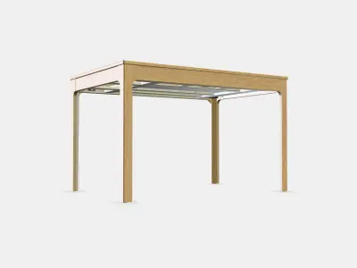 EKEDALEN extendable table 1 Low-poly 3D model