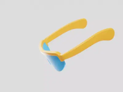 Sports Sunglasses Tennis 3D model