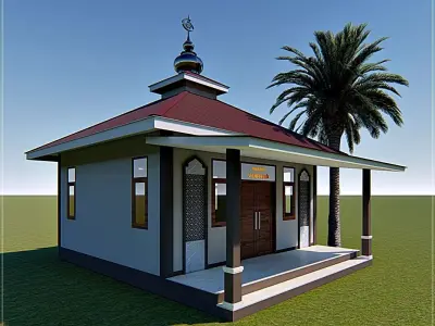 small mosque Free 3D model