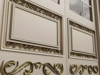 Door Design 1 Low-poly 3D model